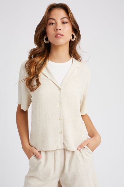 Ensemble fluide chemisette/short